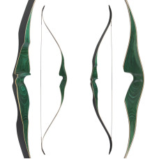 JACKALOPE - Malachite - 60" - One Piece Recurvebow 