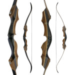 JACKALOPE - Obsidian - 62" - Classic Recurvebow Take Down 