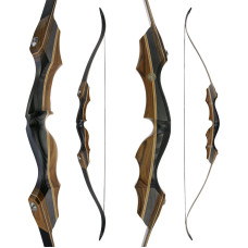 JACKALOPE - Obsidian - 62" - Classic Recurvebow Take Down 