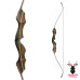 JACKALOPE - Obsidian - 62" - Classic Recurvebow Take Down 