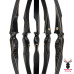 JACKALOPE - Obsidian - 62" - On Piece Recurvebow  