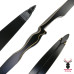 JACKALOPE - Obsidian - 62" - On Piece Recurvebow  