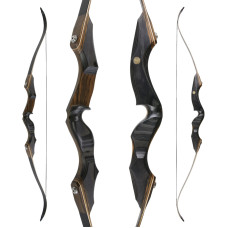 JACKALOPE - Obsidian - 64" - Refined Recurvebow Take Down 