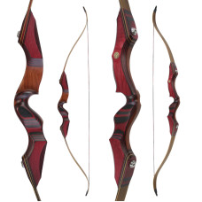 JACKALOPE - Red Beryl - 64" - Refined Recurvebow Take Down 