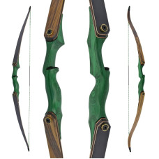 JACKALOPE - Malachite - 60" - Take Down Recurve- of Hybrideboog