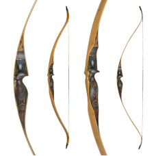 JACKALOPE - Tourmaline - 64" - On Piece Recurvebow   